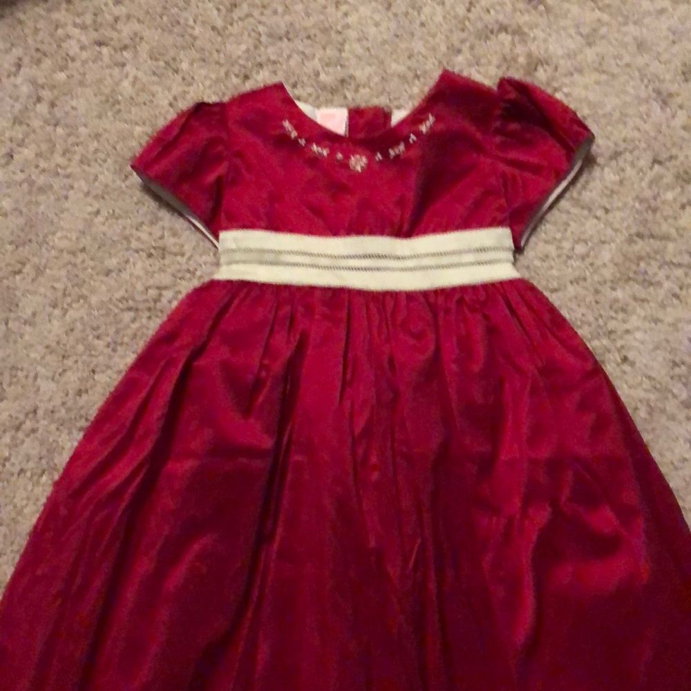COPY - Beautifully designed red dress with sash